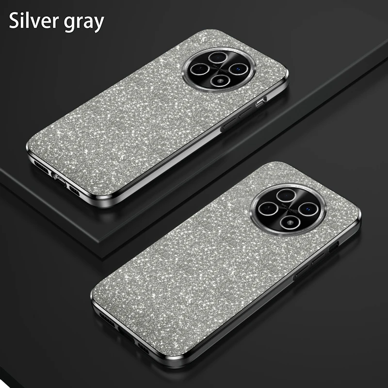 For Huawei Nova Y91 Case Huawei Nova Y91 Phone Case STG-LX2 Luxury Gradient Glitter Plating Silicone Back Cover Funda