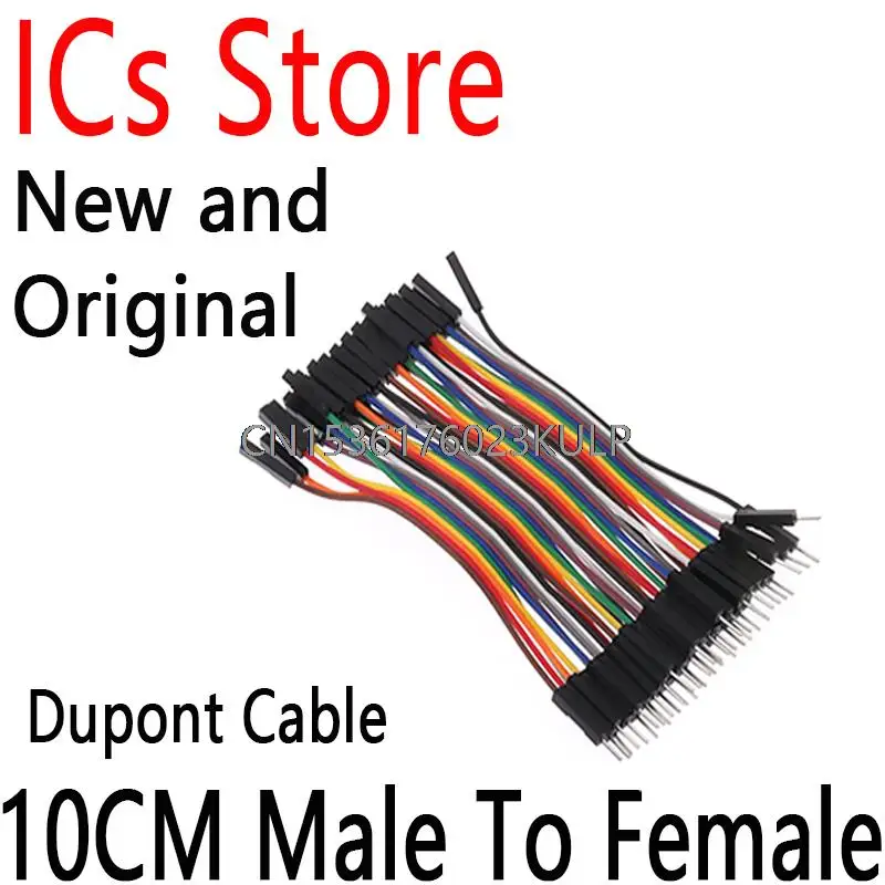 40PCS Dupont Jumper Wire Ribbon Cable for Arduino 10CM Male To Female
