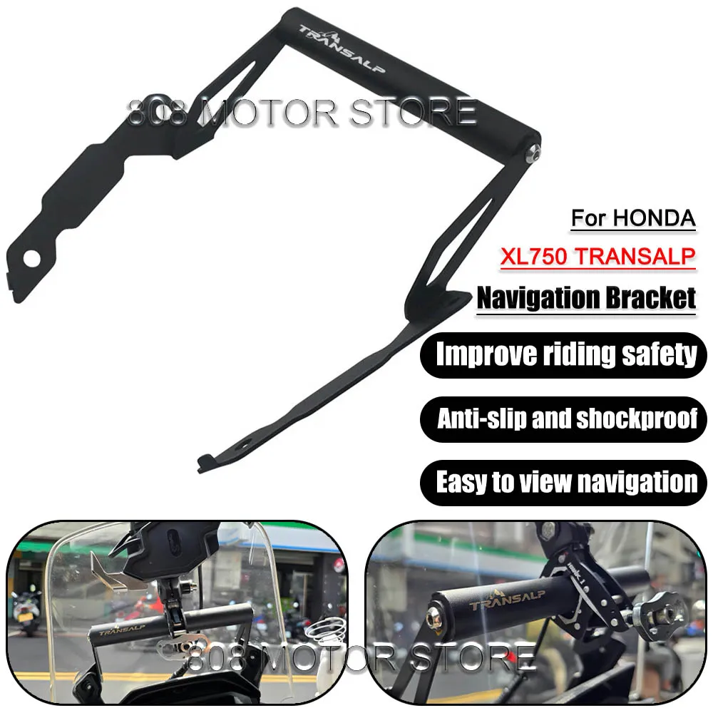 

For Honda XL750 Transalp xl750 transalp Motorcycle Accessories GPS Phone Navigation Bracket Holder