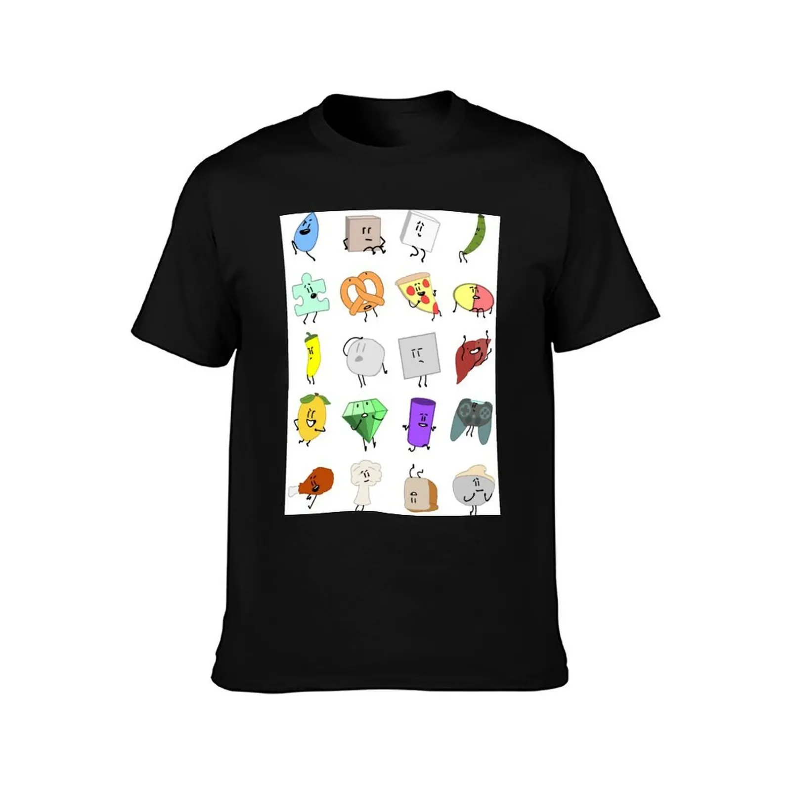 Object Onslaught Characters T-Shirt t shirts for man cotton funny T-Shirt
