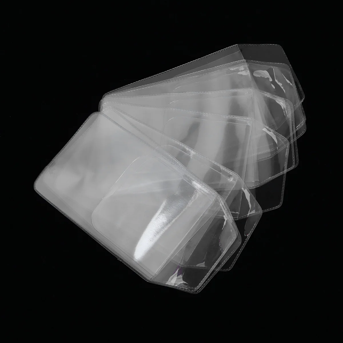 

8Pcs Transparent PVC Pen Protector Pencil Bag Leakproof Pocket Protector Case Suitable for Pens Stationery Makeup