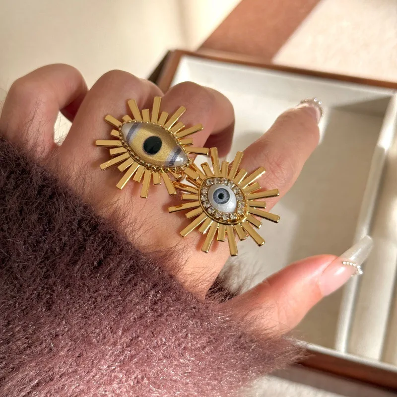 Handmade diamond-set stacked rings