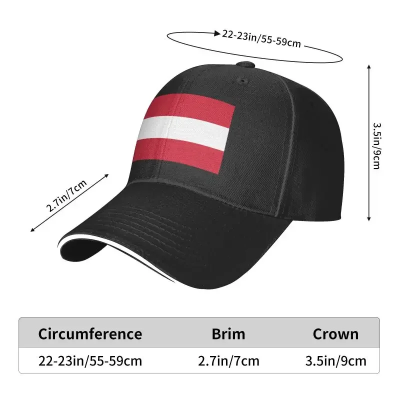 Casquette de baseball unisexe pour adultes, chapeau de papa réglable pour hommes et femmes, sensation d'autriche, plein air, mode