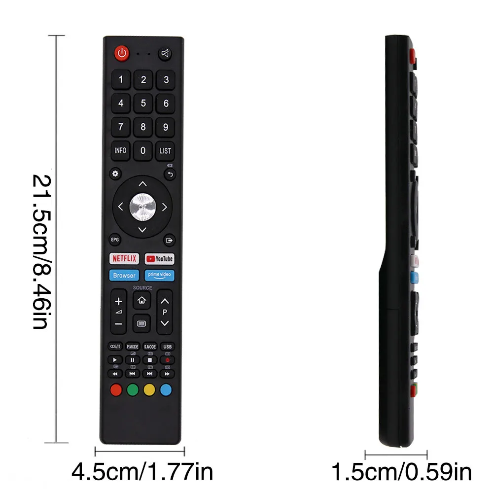 ABS Replacement Suitable for CHIQ Infrared Remote Control GCBLTV02BDBIR (CHIQ (N/Y/P/G)) IR