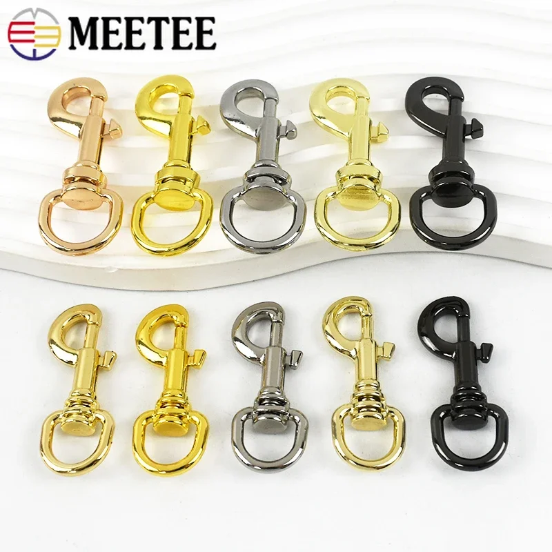 

5/10/20Pcs 11/15mm Metal Buckle Bag Strap Keychain Swivel Trigger Clips Lobster Clasp Dog Collar Snap Hook Carabiner Accessories