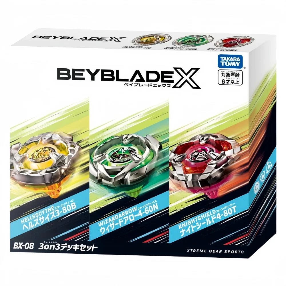 

GENUINE Takara Tomy beyscollector BX-08 3on3 Deck Set'