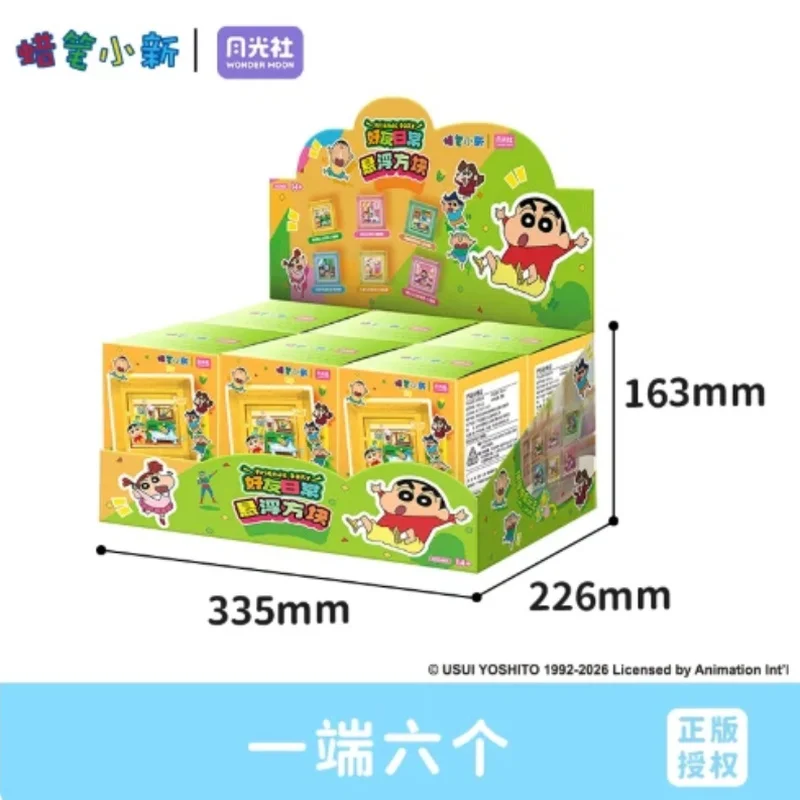 

In Stock Wonder Moon Crayon Shin Chan Friends Daily Life Magnetic Levitating Puzzle Stacking Blocks Blind Box Cool Fans Gift