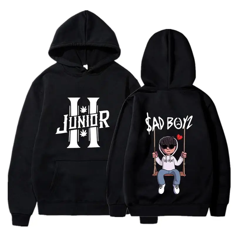 Spring Men's and Autumn Hoodie Junior H Sad Boys Harajuku Girls Hip Hop Pullover Wool Warm Cold resistant Top mens clothes