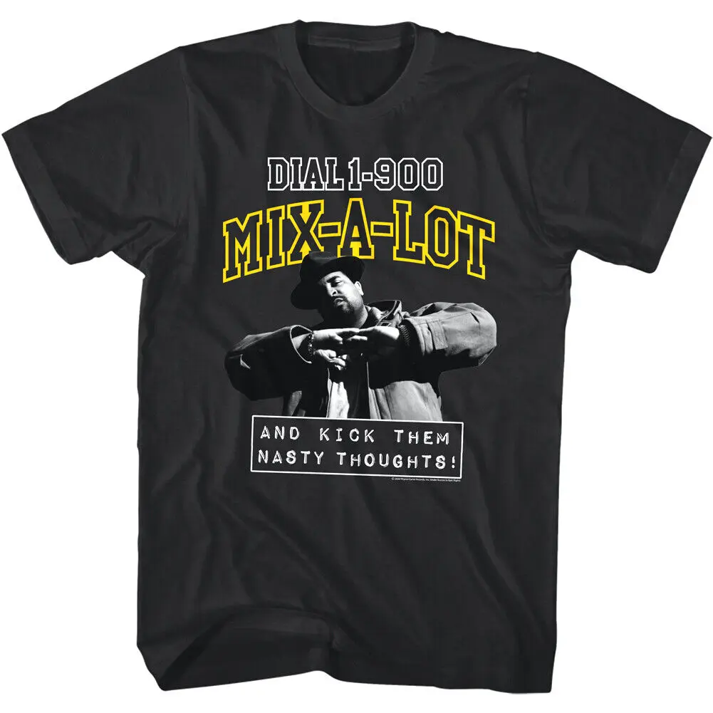 Sir Mix A Lot Dial 1 900 Mixalot Men'S T Shirt Kick Them Nasty Thoughts Rap