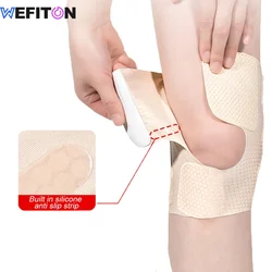 1 Stuks Dunne Kniebrace Voor Vrouwen Man, Compressie Knie Mouw Met Patella Pad Bilaterale Stabilisatoren, kniesteun Voor Meniscus Scheur