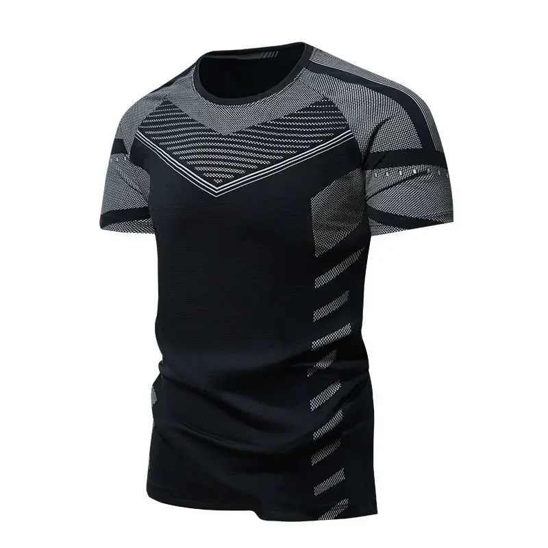 

3D T Shirt For Men Fashion Regular Fit Sport Fitness Element Style Comfortable Material Crew Neck Short Sleeve Male y2k Clothing