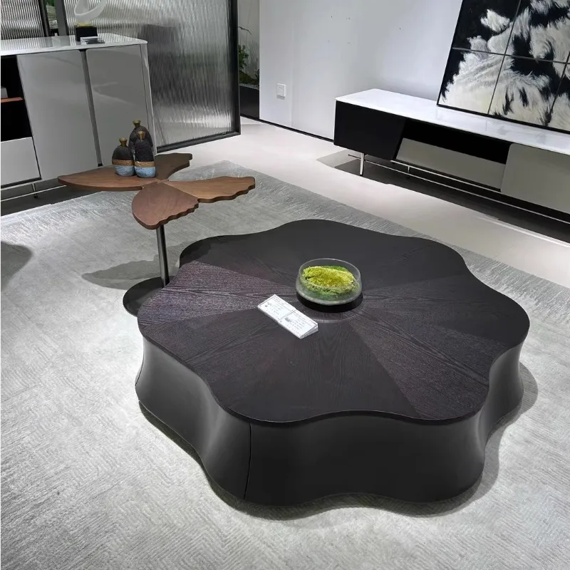 

Lotus leaf home Italian minimalist coffee table living room home designer high sense light luxury modern simple small apartment