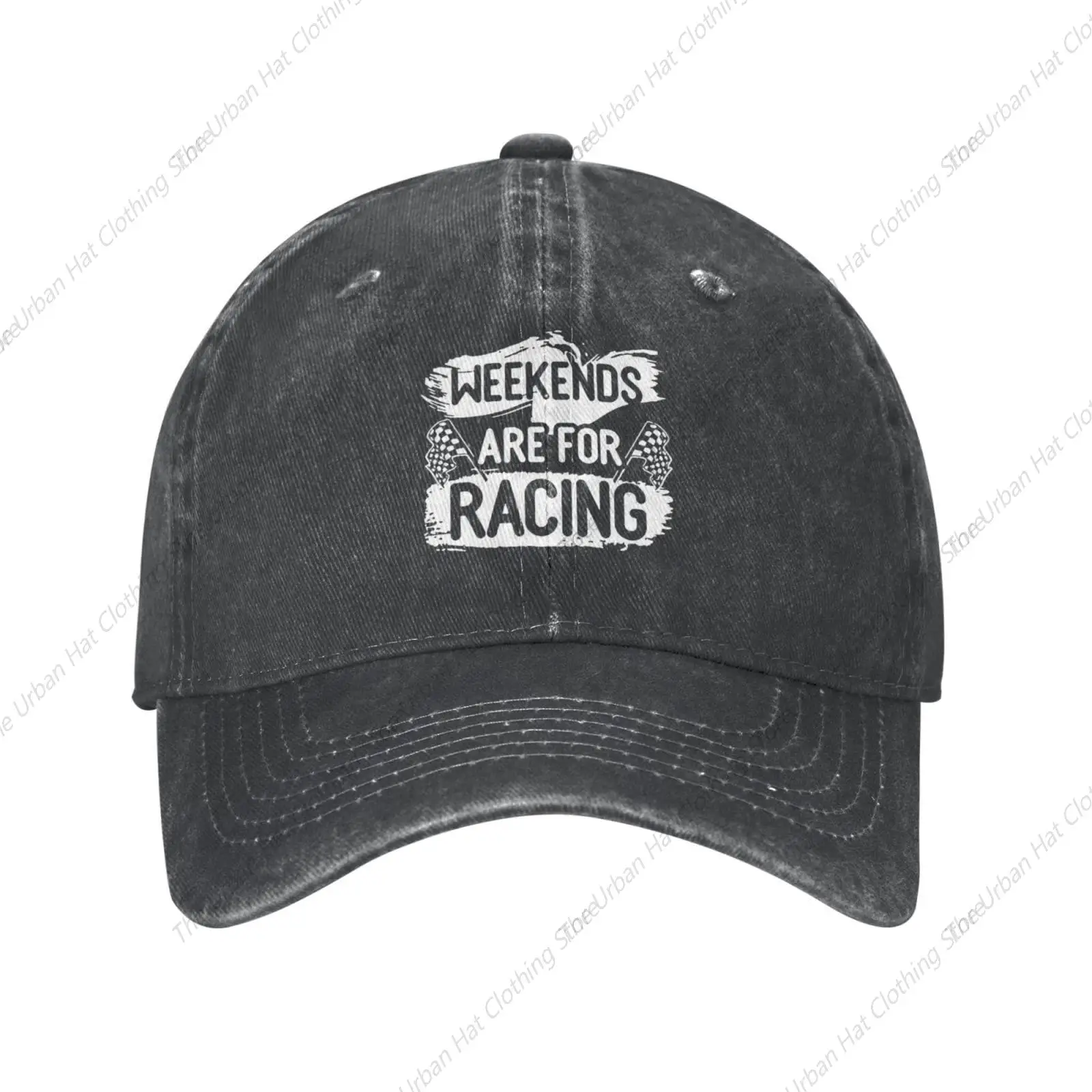 

Car Race Bike Racing Racer Baseball Cap Denim Cap Funny Adjustable Fits Men Women Dad Hat for Outdoors