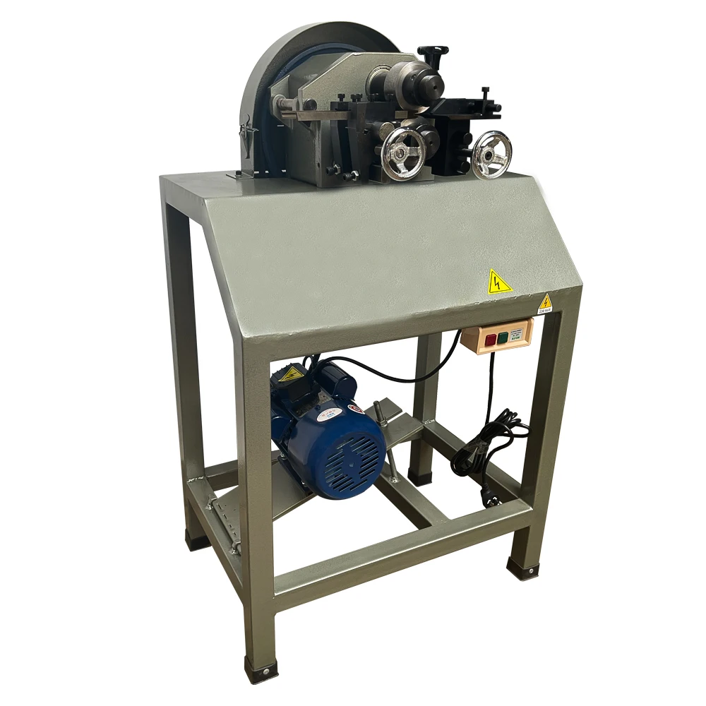 High Speed Double Side Cutting Leather Belt Edge Trimming Machine for Belt Bag Product