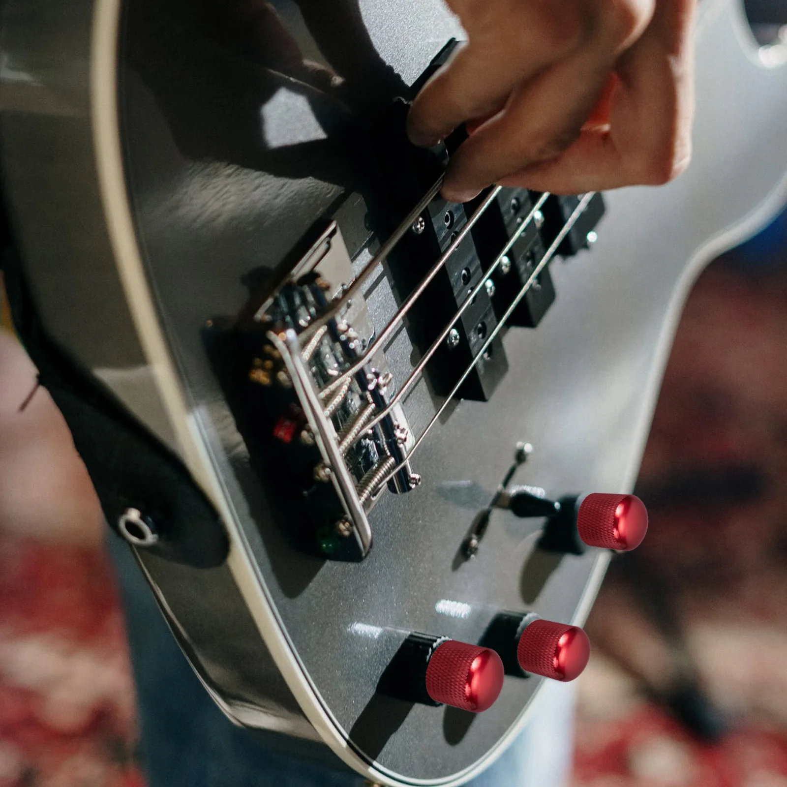 

Volume Knob Electric Guitar Tone Cap Bass Knobs Accessories Control Replacement for Amplifier