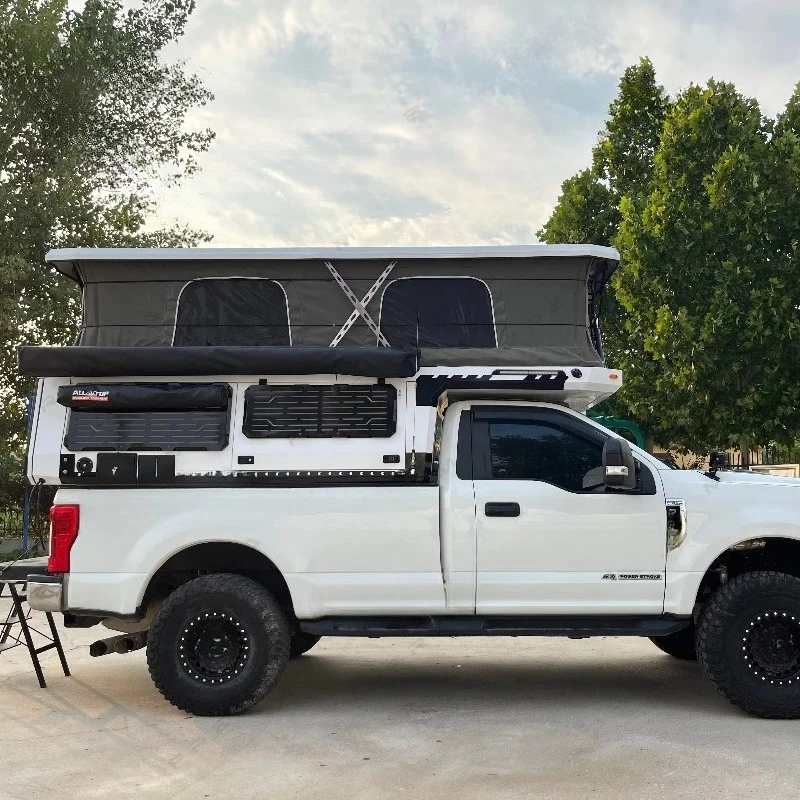 F-350 Camper Super Quality Weatherproof Soft Shell Aluminum Alloy Pickup Truck Roof Top Tent Suitable Price