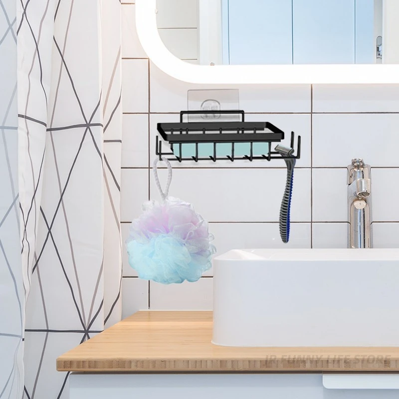 Wand Zeepbakje Voor Badkamer Rvs Zeep Houders Voor De Douche Scheermes Houder Badkamer Accessoires