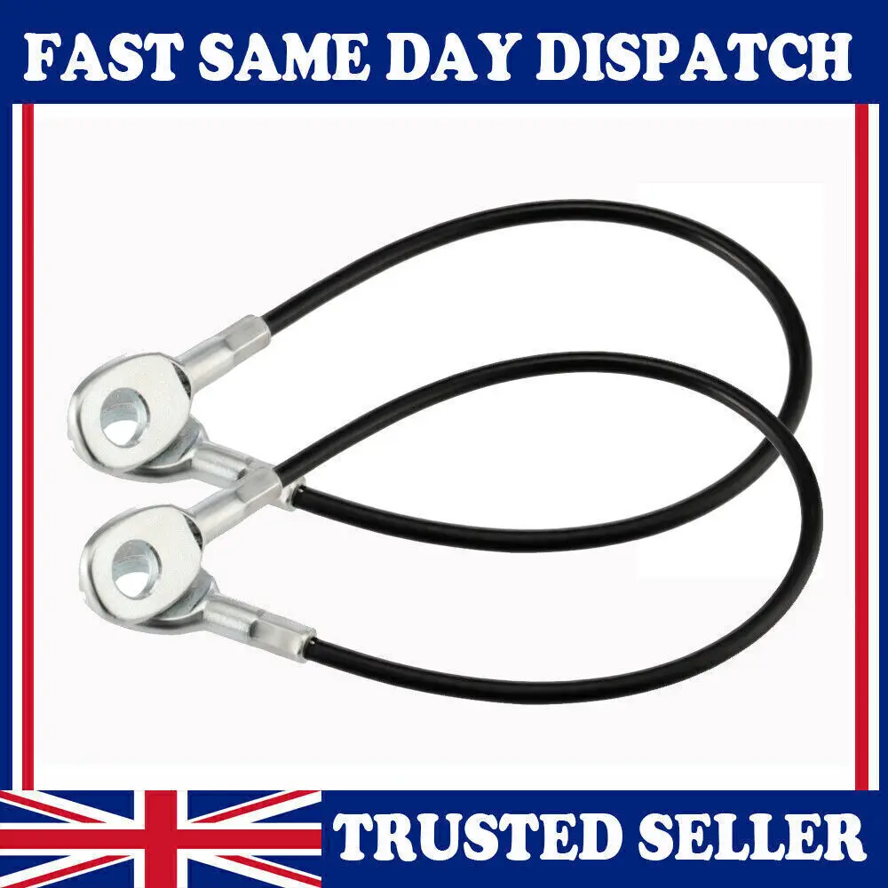 FOR LAND ROVER DEFENDER 90/110/130 REAR TAILGATE SUPPORT CABLE STRAP RRC5539 X2