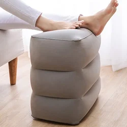 Rest Footstool Adjustable Travel Inflatable Three-layer Foot Pillow Inflatable Footrest Sleep Sit Long-distance Train Car Foot