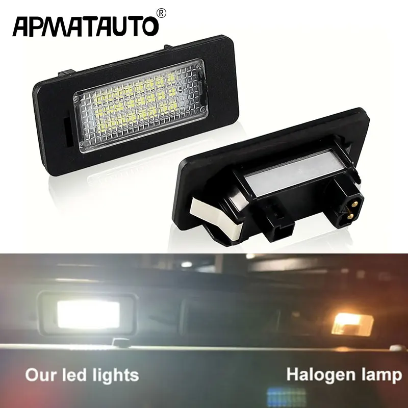 2pcs Canbus Led Number License Plate Light White For BMW X series E84 X1 2009-2015, F25 X3 2011-2015,F26 X4 2014-up