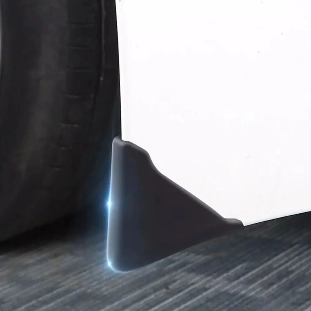 

4PCS New Plastic Car Door Corner Covers Anti-Scratch Anti Collision Auto Car Door Bumper Auto Care Black Car Exterior Parts