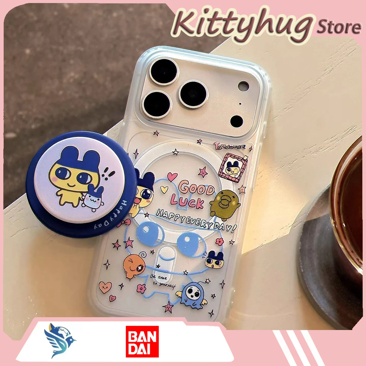 

Tamagotchi Cute Cartoon Style Mobile Phone Shell Girlish Charm Suitable For Apple Iphone17promax/16pro/15 Phone