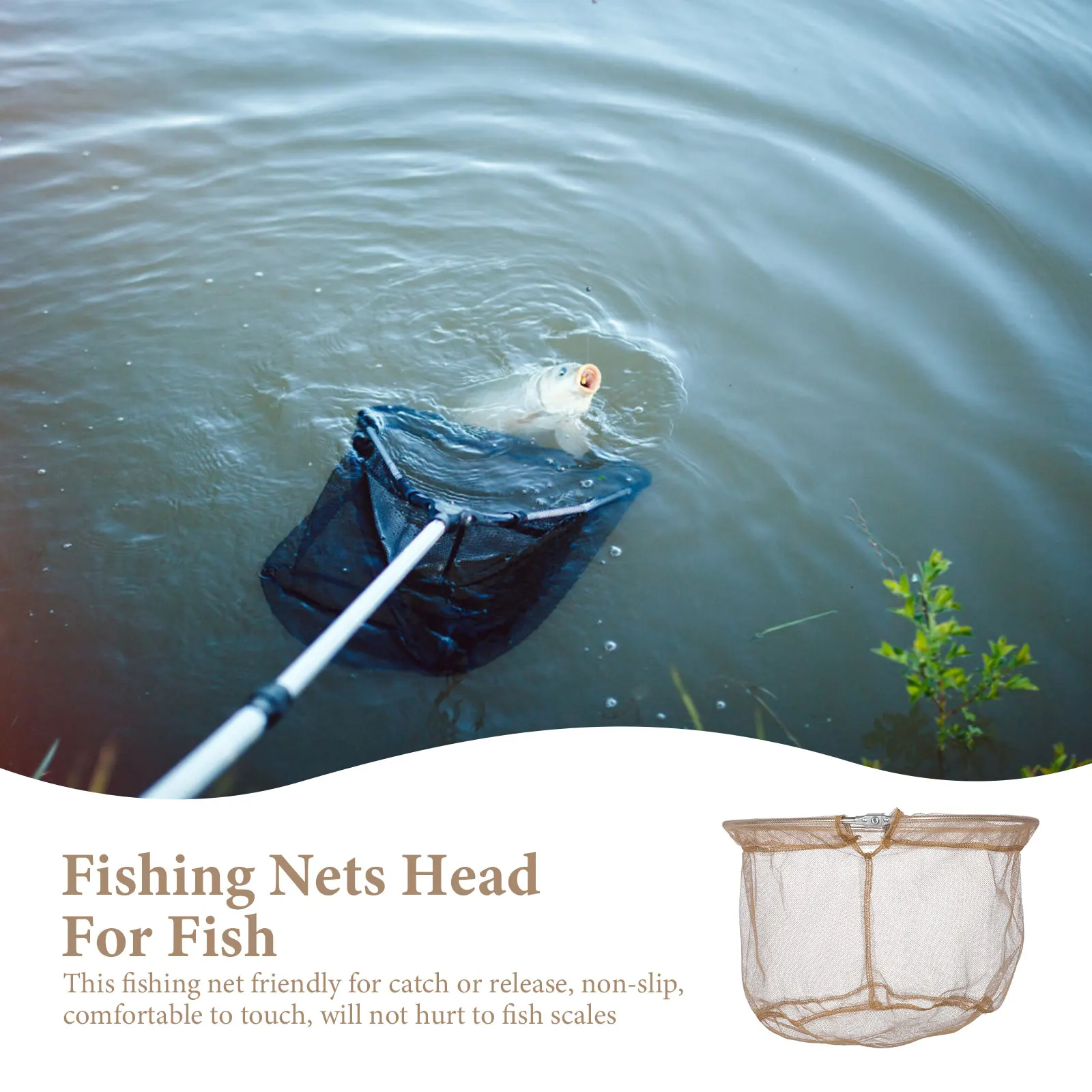 

Net Fishing Head Copy Network Collapsible Rod Coarse Tackle Stainless Steel Miss