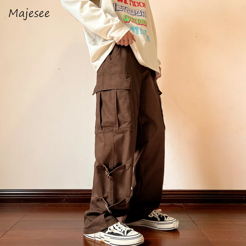 

Straight Pants Men Korean Style Fitness Pure Color Asymmetrical High Street Hip Hop Daily All-match Ankle Length Advanced 2023