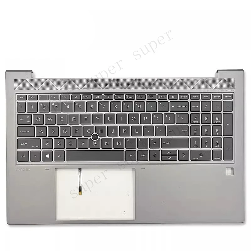 S+   For HP Zbook 15 Firefly G7 G8 Palmrest 6070B1707411 Gray with Keyboard