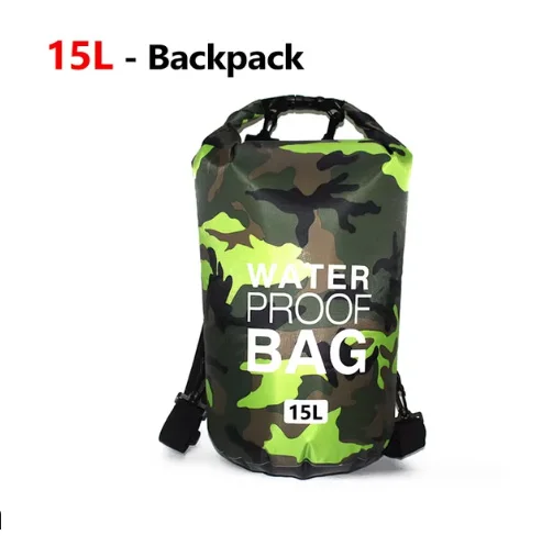 Schwimmen PVC Pack Dry Bag Rucksack für Frauen Männer 10L 15L 20L 30L Wasserdichte Schulter Kajak Driften Rafting Surfen Bootfahren Tasche