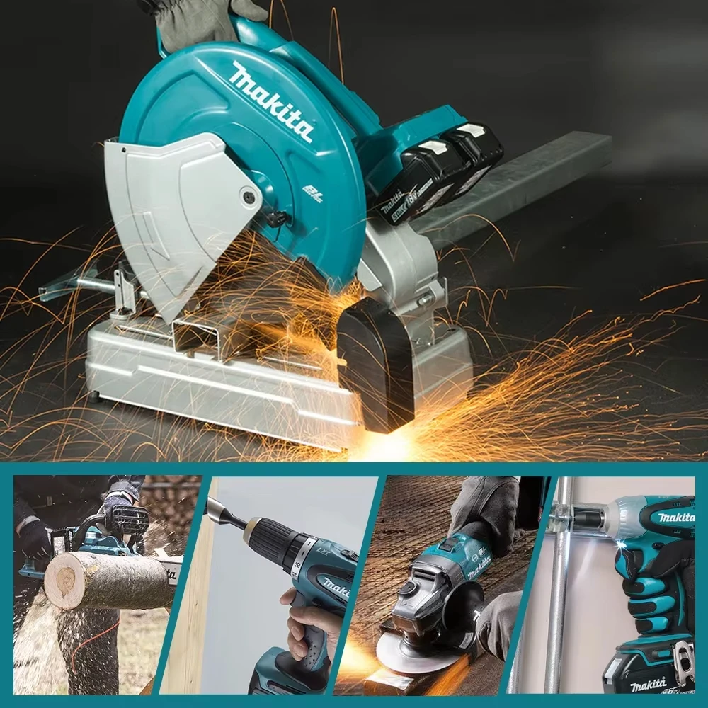 Batería de iones de litio BL1860B 100% Makita compatible con herramientas eléctricas Makita 18V DDF487 DTW190 DTD156 DHP485 batería de litio de repuesto