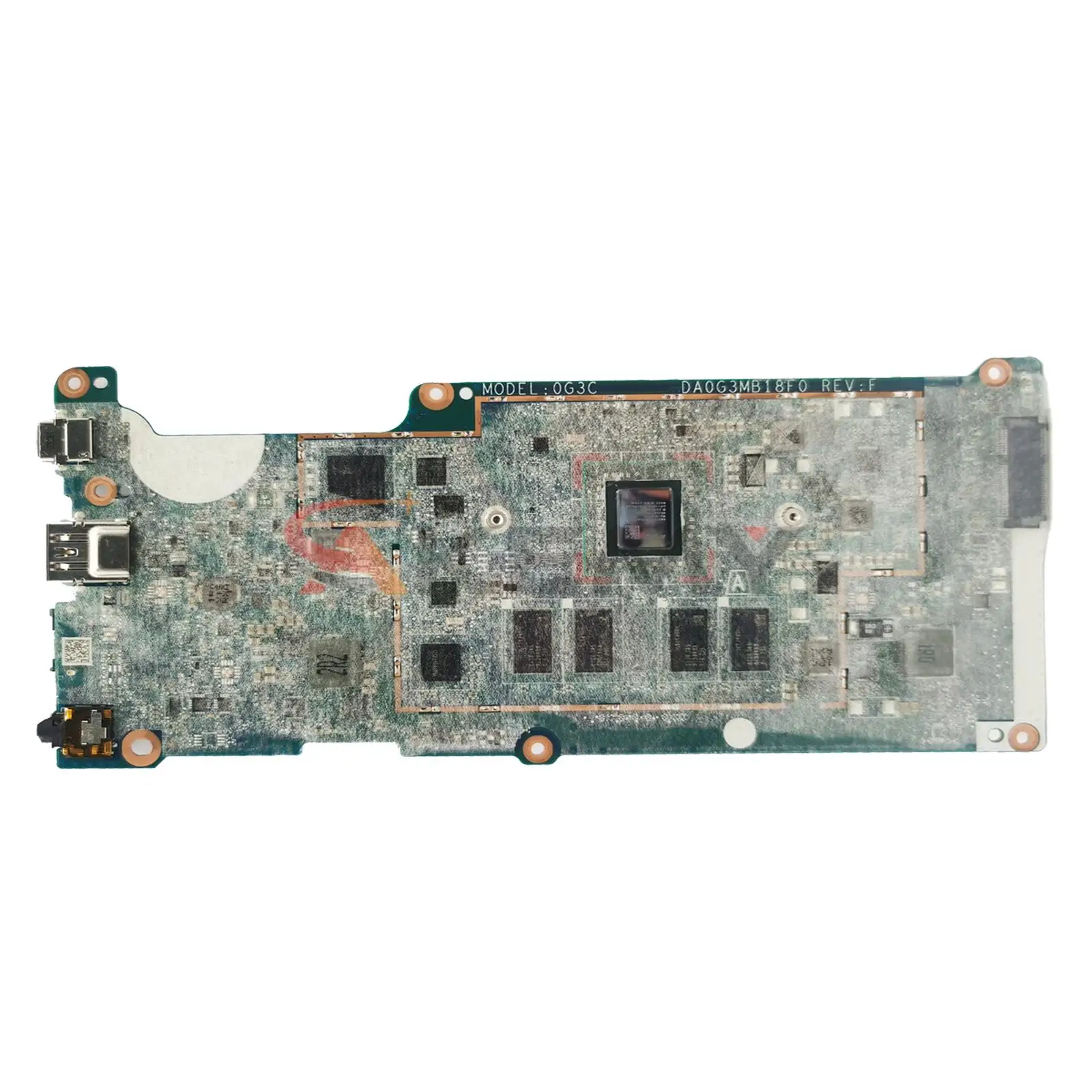 For HP Chromebook 14A G5 Laptop Motherboard DA0G3MB18F0 L51910-001 A4-9120C RAM 4G SSD 32G Mainboard 14A-G5 Tested OK