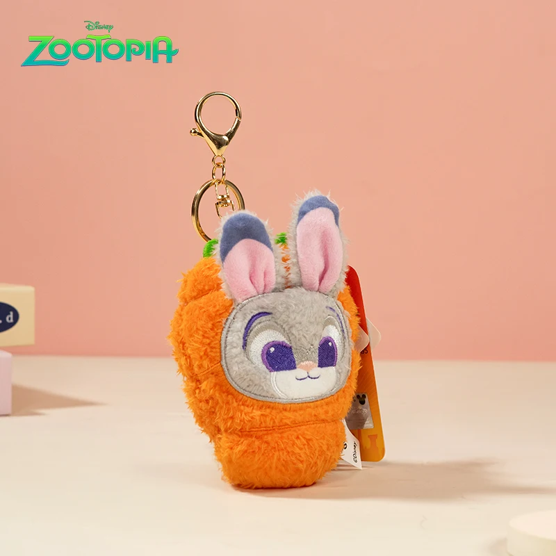 Disney Zootopia Judy Carrot Plush toy Cartoon Cute Doll keyring Throw Pillow Children's Toys Gift