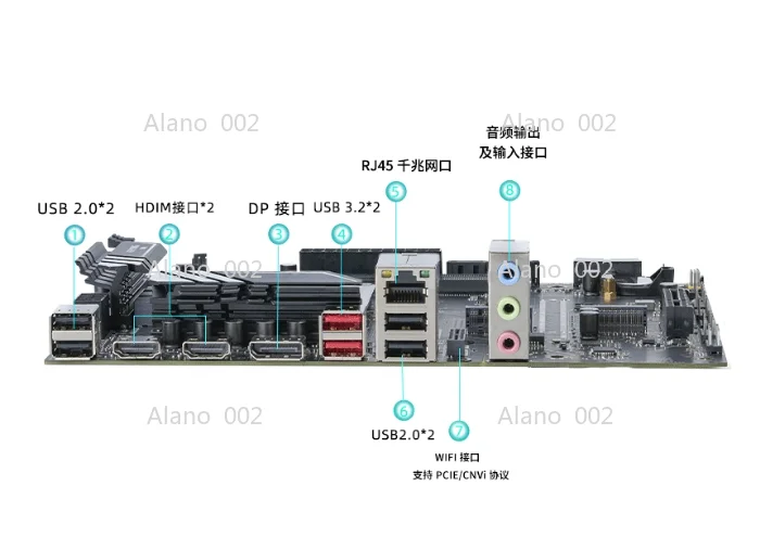 Q1HY MoDT main board U set Q1J2/3/4 ES processor 13th generation