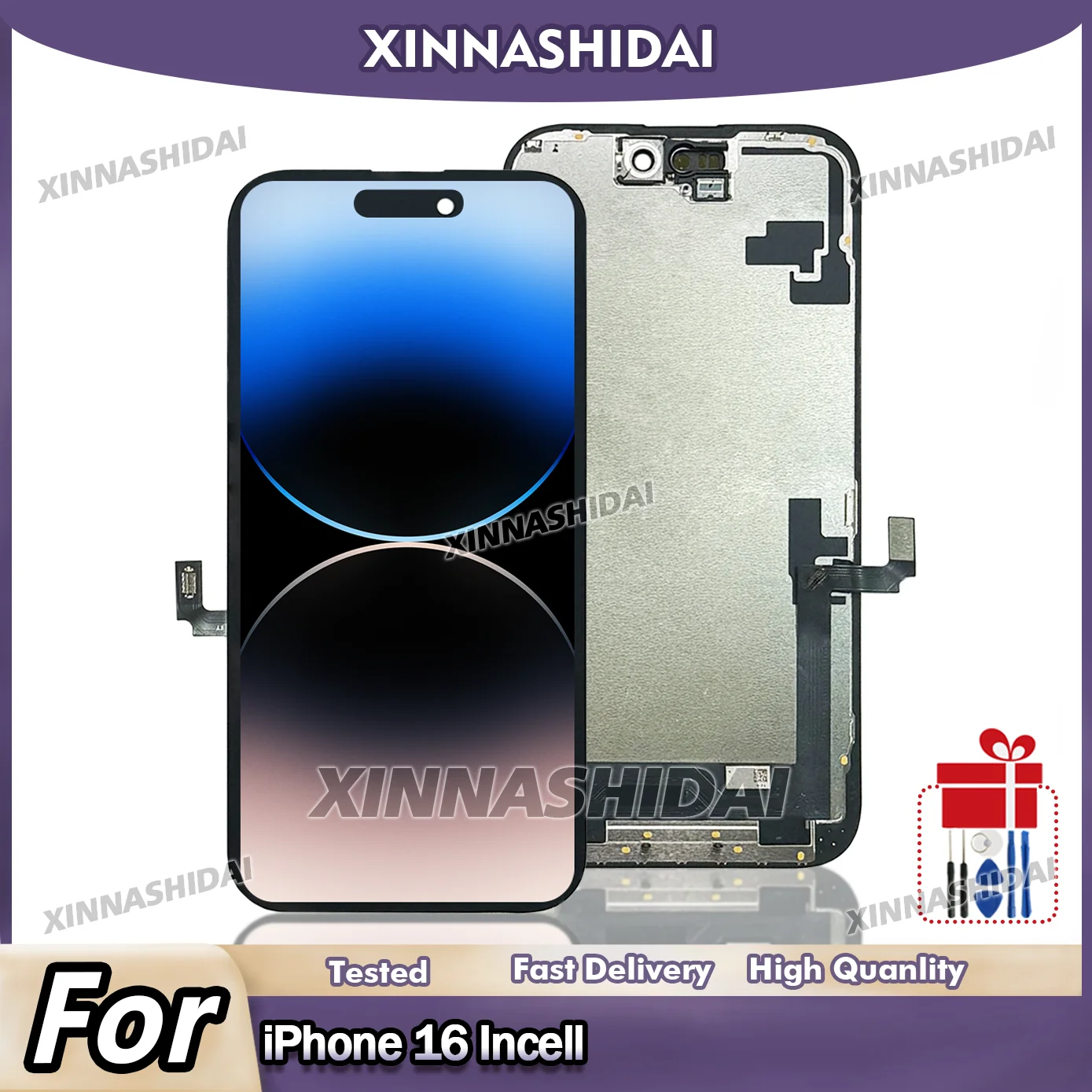 iphone-16用lcdディスプレイタッチデジタイザーアセンブリ（3dタッチ付き）iphone-16-lcdスクリーン交換用