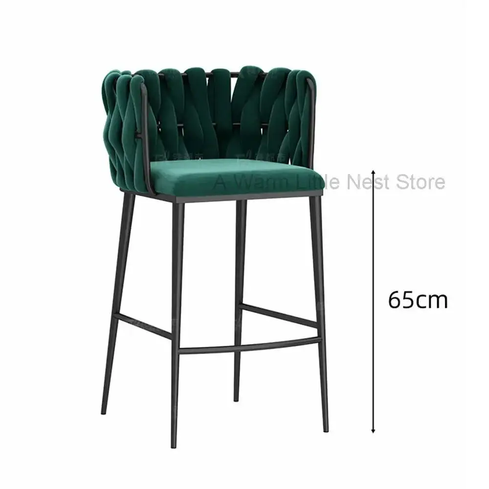 Cadeira Alta de Bar Americana de Luxo para Jardim, Quarto, Cozinha, Mesa, Restaurante, Banquete, Banqueta de Bar, Decoração de Interiores