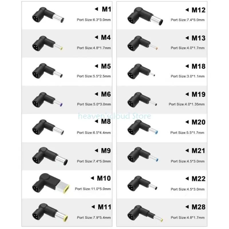 Y88B (Pack of 1) 90W CONDITIONING Link for Notebook Hard wearing 16 Couplings Ensuring Agreement for Varied Computer Devices