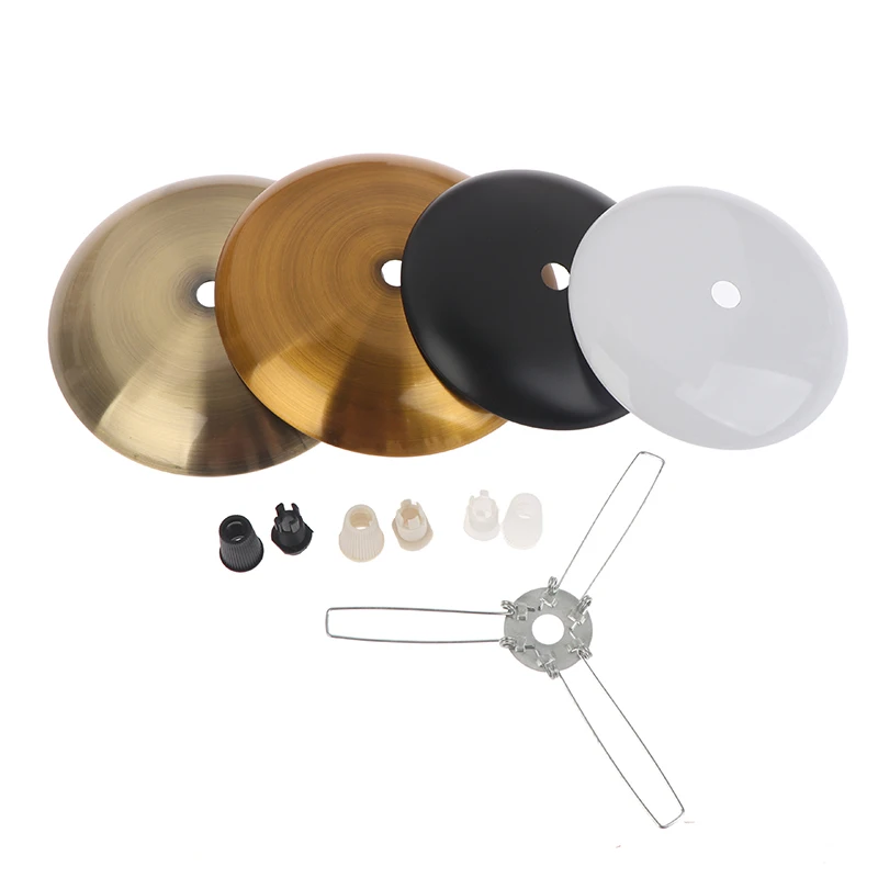 1Set Flying Saucer Arc Cover Tray Pendant Lamp Ceiling Lamp Accessories Three Forks Fixing Spring + Tension Head