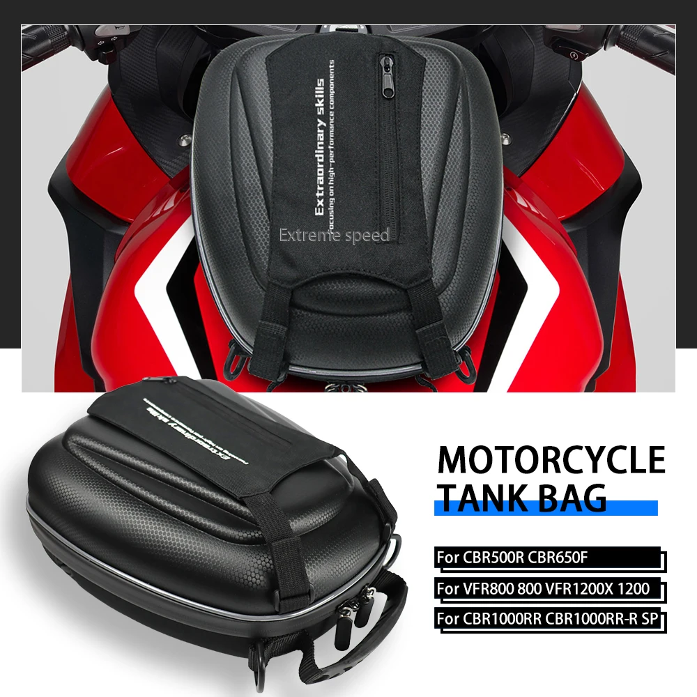 

Tank Bag Hinangin Bag For HONDA CBR500R 650F 1000RR VFR800 VFR1200X Motorcycle Fuel Tank Bags Tool Bags Luggage Bag