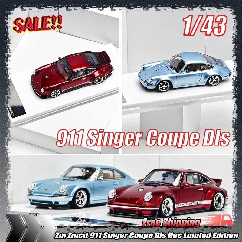 

Zm Zincit 1:43 911 Singer Coupe Dls Hec Limited Edition Realistic Alloy Die-Cast Car Model Toy Gifts Collection Decoration Piece