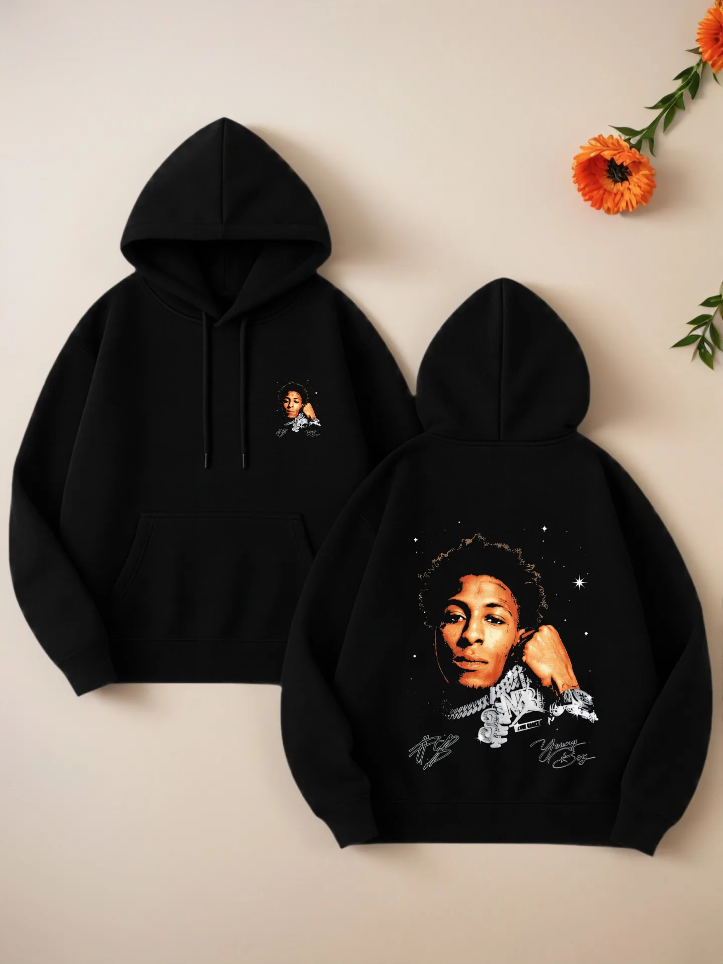 هوديي برسومات، تصميم جمالي، طباعة جرافيك عتيقة، ملابس يومية غير رسمية، قماش ناعم، للمراهقين #1