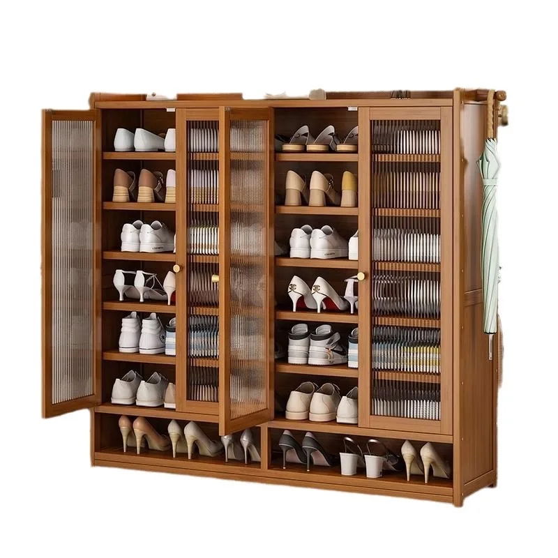 

Top Quality Modern Bamboo Rack Storage Shoe Cabinet Organizer for Entryway