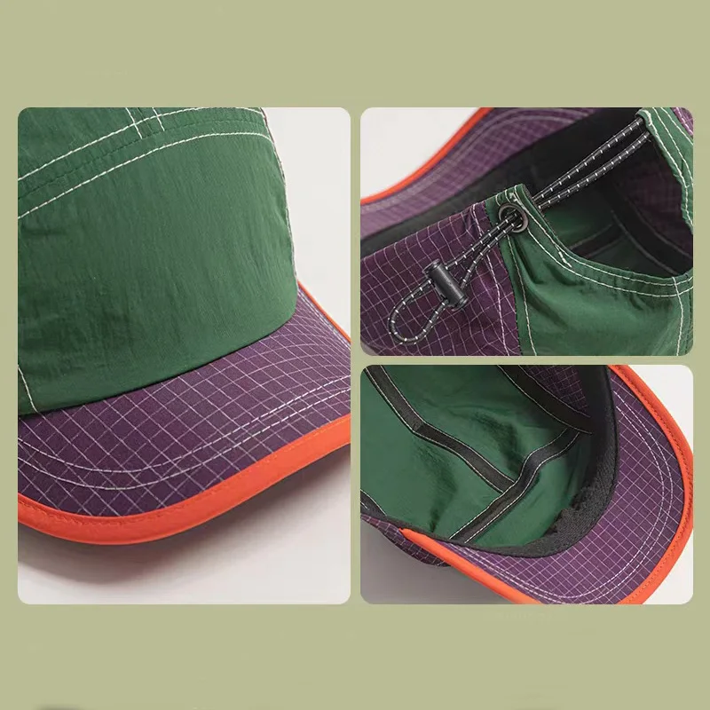 A Men'S Short-Brim Cap, New Summer Style, Breathable And Quick-Drying Baseball Hat, Lightweight Soft-Top Duckbill Cap for Women