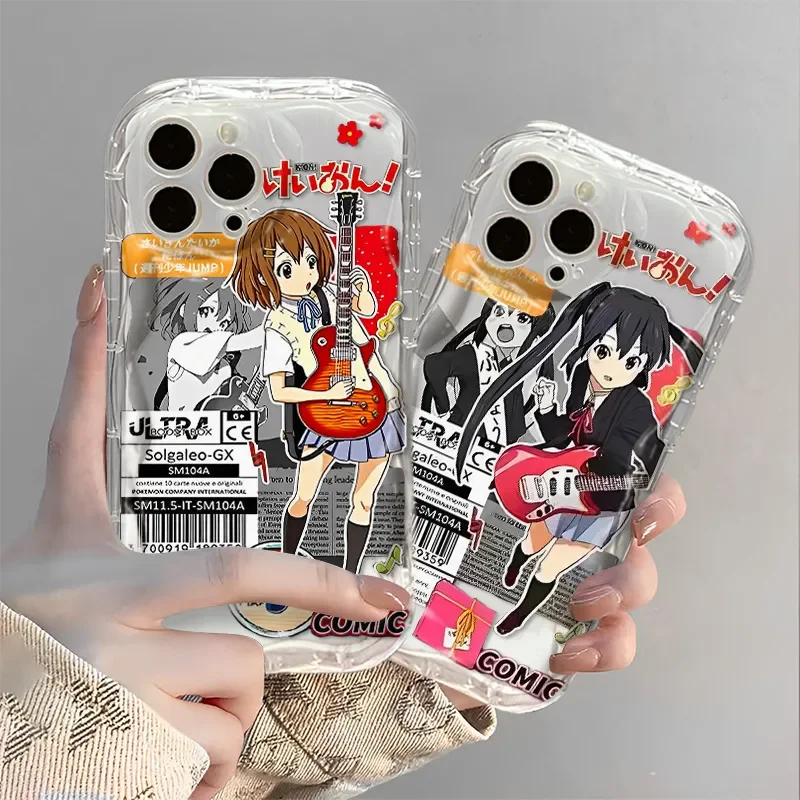 Japanese playful and light hearted girl Hirasawa Wei For iPhone Case 16 15 14 13 12 11 Pro XR XS Max 7 8 Plus Phone Y2K Cover