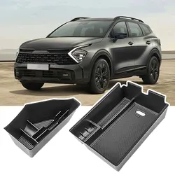Center Console Organizer Tray For Kia Sportage NQ5 Hybrid 2023 2024 Armrest Storage Box Inner Insert Storage Holder Accessories