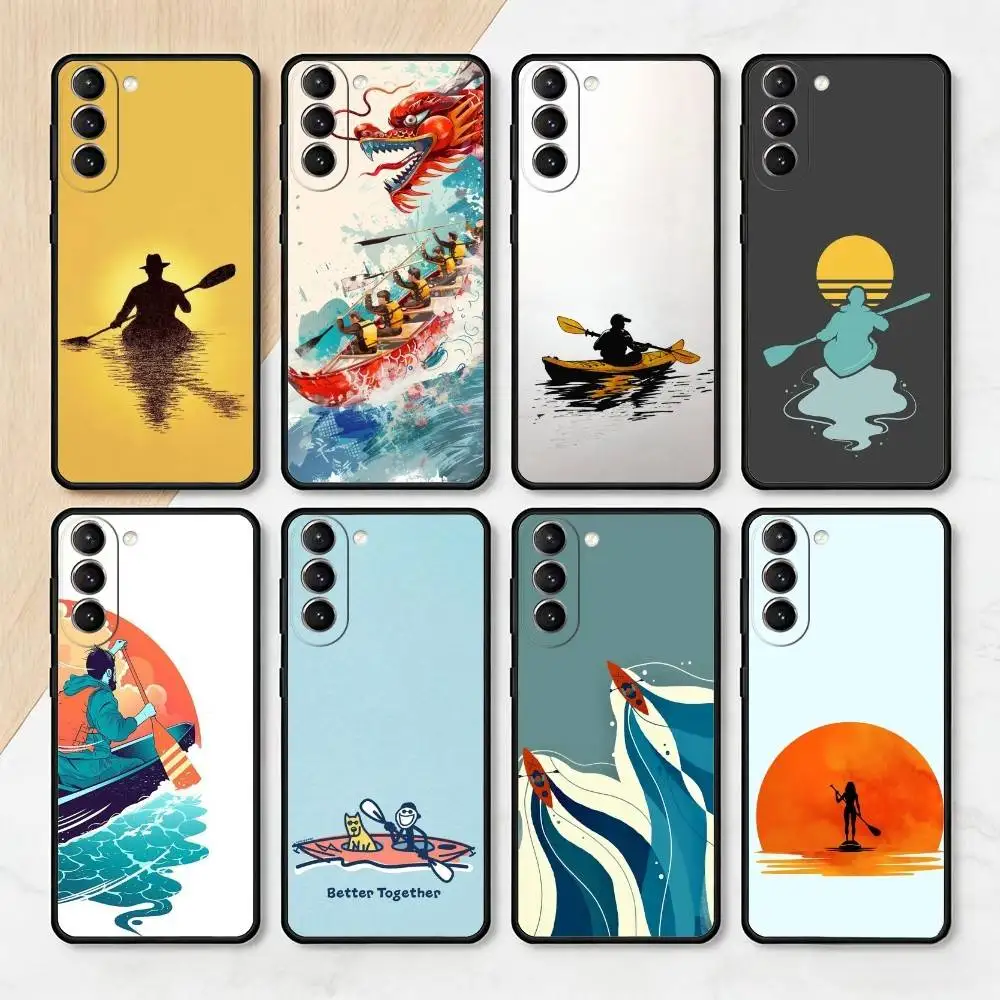 

K-Kayaking S-Sprot Case for Samsung Galaxy S21 S25 FE S24 S23 Ultra S20 S9 S22 Plus S10 TPU Cover