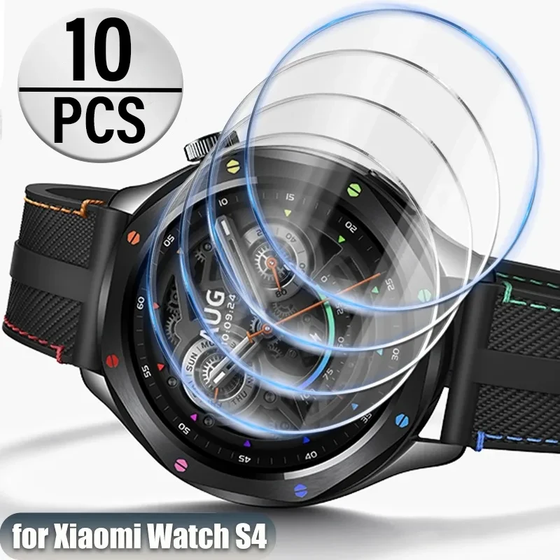 10/1PCS Glass For Xiaomi Mi Watch S4 Smartwatch Screen Protectors Anti-scratch Tempered Glass Films For Xiaomi Watch S4