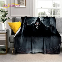 20 Style Gothic Horror Character Skull Ghost Spirit Soft Blanket,Soft Throw Blanket for Home Bedroom Bed Sofa Picnic Travel Gift