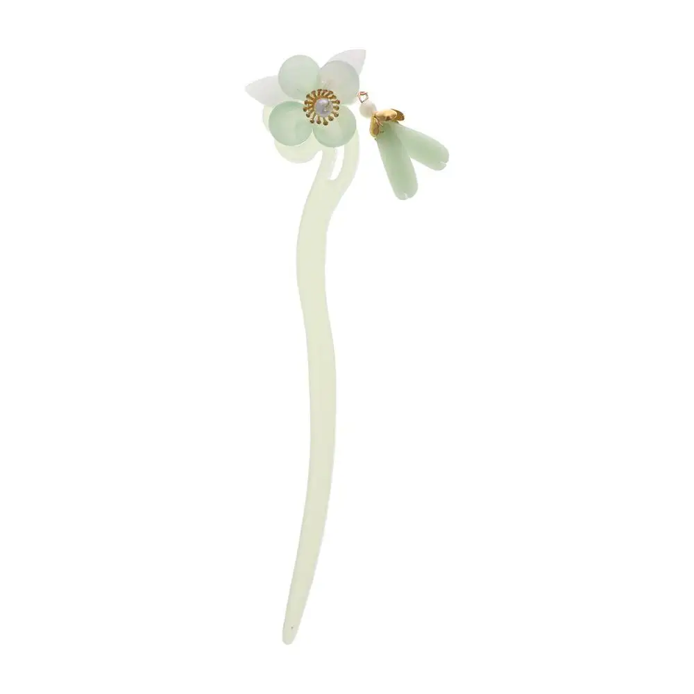 Hairpins Hairpins For Girls Cloud Acetate Korean Hair Clips Pearl Chinese Hair Fork Flower Hair Sticks Women Hanfu Hairpins