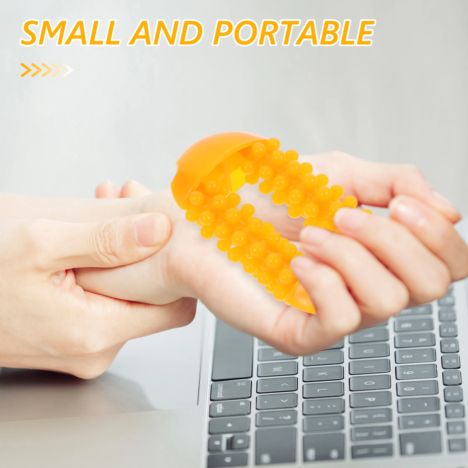 3 قطعة مدلك الاصبع الأسطوانة الخشب أداة تدليك اليد للاسترخاء المحمولة شركة تصميم عملية يدوية تدليك المتداول الإغاثة